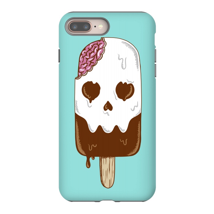 iPhone 7 plus StrongFit Skull Ice Cream by Coffee Man