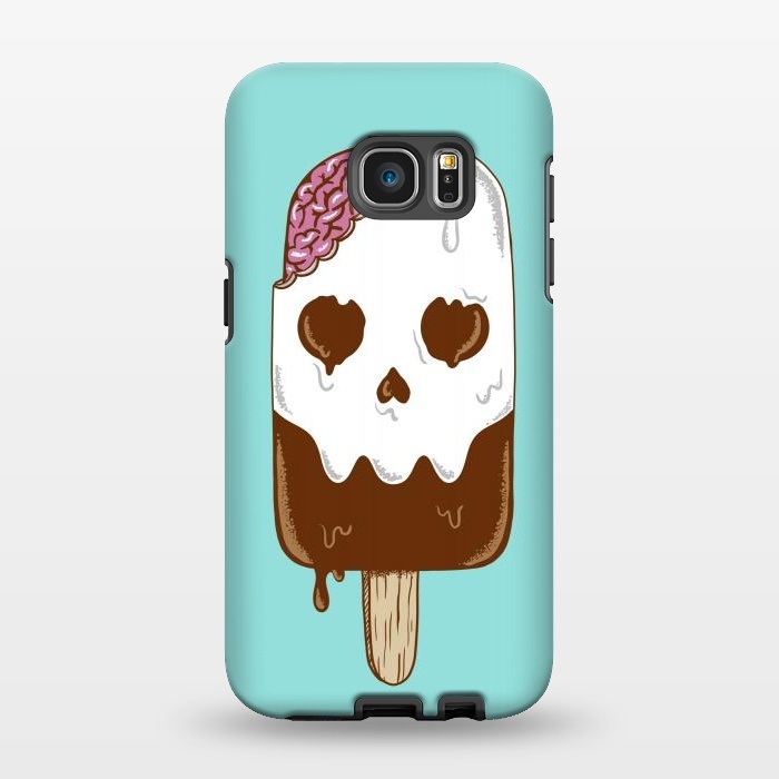 Galaxy S7 EDGE StrongFit Skull Ice Cream by Coffee Man
