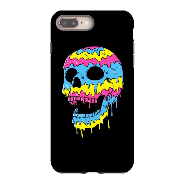 iPhone 7 plus StrongFit Melted Skull by Coffee Man