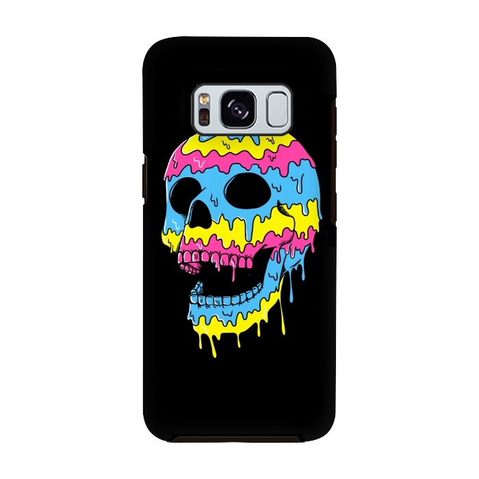 Galaxy S8 StrongFit Melted Skull by Coffee Man