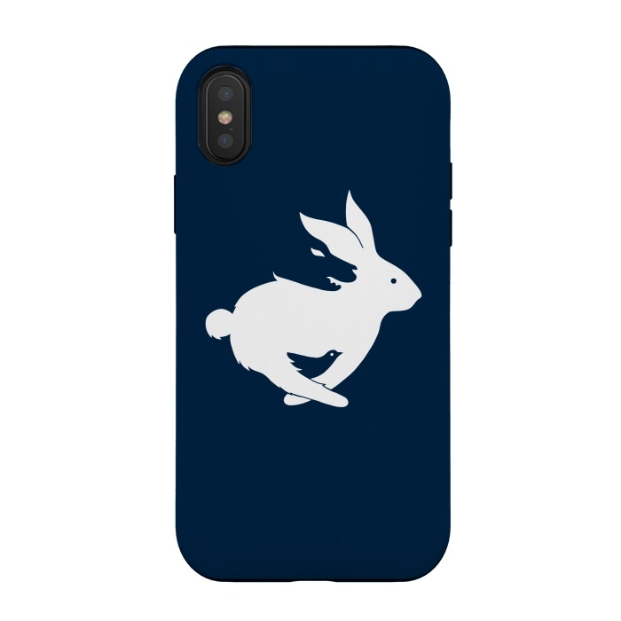 iPhone Xs / X StrongFit Run rabbit  by Coffee Man