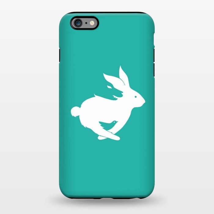 iPhone 6/6s plus StrongFit Run Rabbit Green by Coffee Man