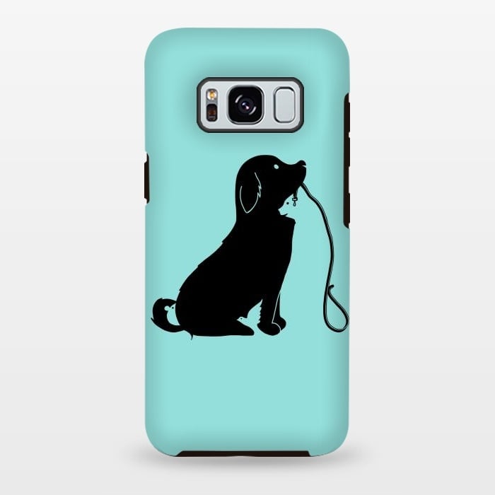 Galaxy S8 plus StrongFit Animals green by Coffee Man