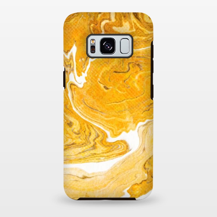 Galaxy S8 plus StrongFit Snake Skin Marble by Uma Prabhakar Gokhale