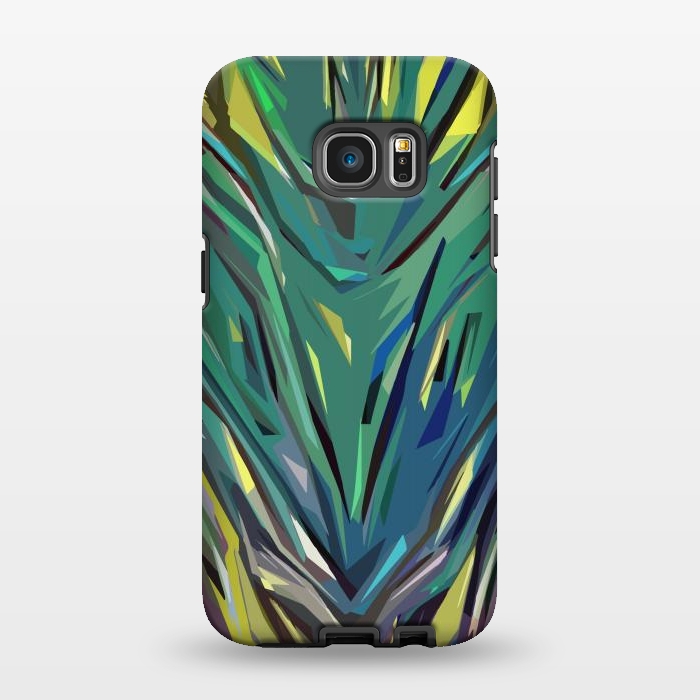 Galaxy S7 EDGE StrongFit Polygonal Abstract by Dhruv Narelia