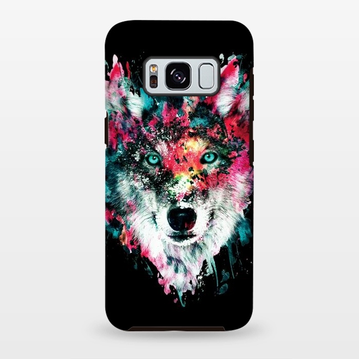 Galaxy S8 plus StrongFit Wolf by Riza Peker