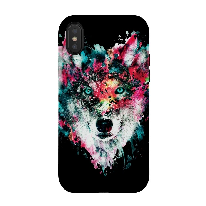 iPhone Xs / X StrongFit Wolf by Riza Peker