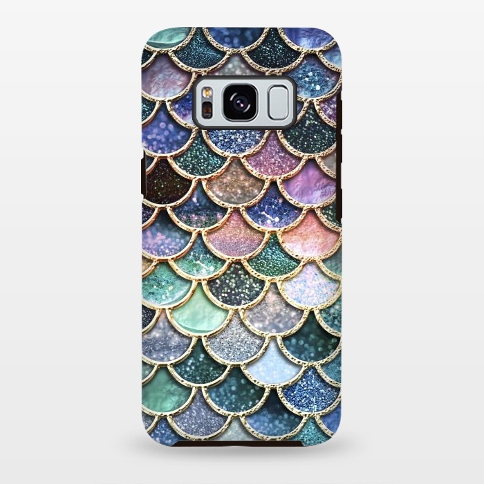 Galaxy S8 plus StrongFit Multicolor Metal Mermaid Scales by  Utart
