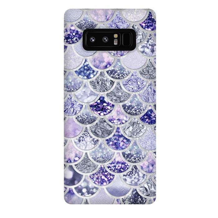 Galaxy Note 8 StrongFit Multicolor Purple & Violett Mermaid Scales by  Utart