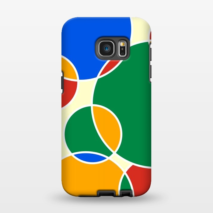 Galaxy S7 EDGE StrongFit Colorful Ellipses by Dhruv Narelia