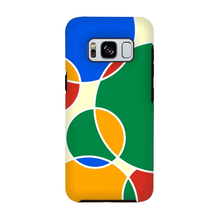 Galaxy S8 StrongFit Colorful Ellipses by Dhruv Narelia