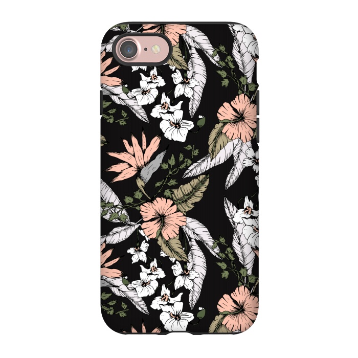 iPhone 7 StrongFit Exotic flowering dark by Mmartabc