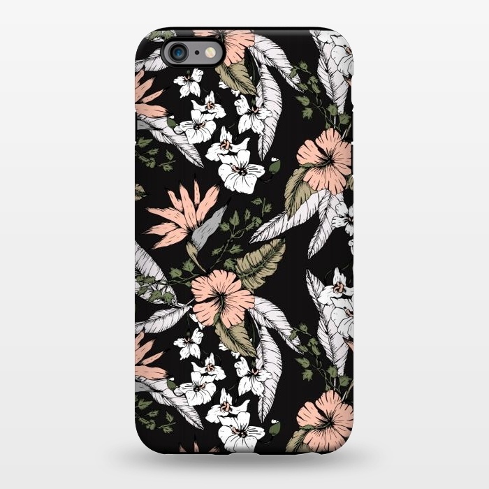 iPhone 6/6s plus StrongFit Exotic flowering dark by Mmartabc