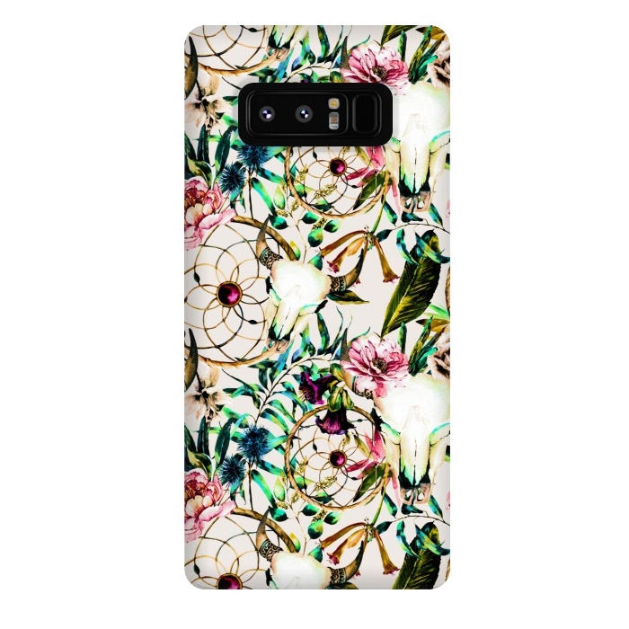 Galaxy Note 8 StrongFit Dream tropical boho by Mmartabc