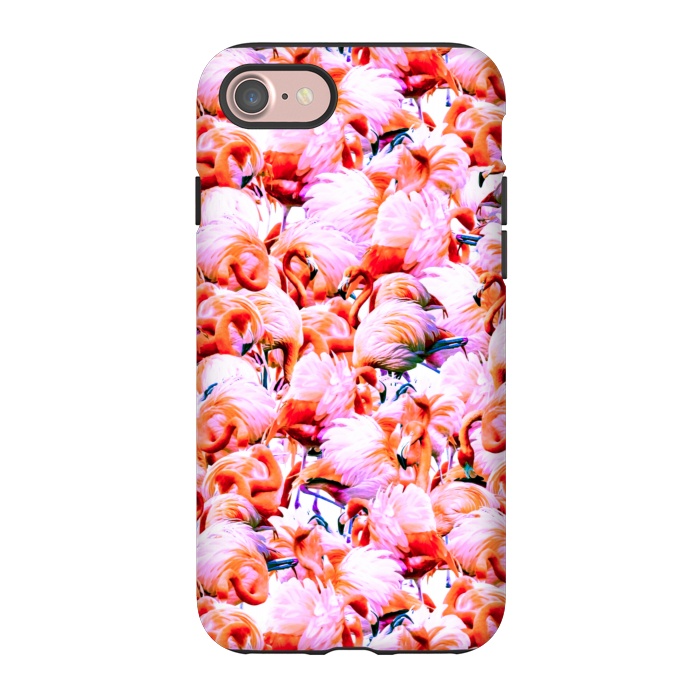 iPhone 7 StrongFit Dream of pink flamingos by Mmartabc