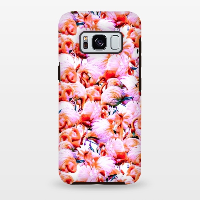 Galaxy S8 plus StrongFit Dream of pink flamingos by Mmartabc