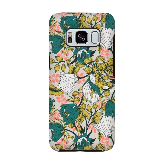 Galaxy S8 StrongFit Vintage garden bloom by Mmartabc