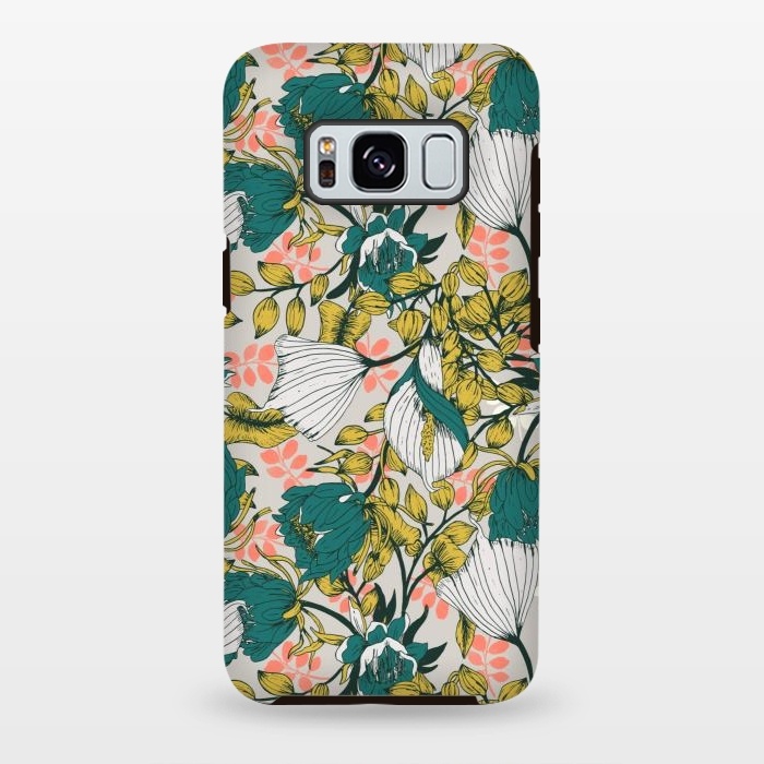 Galaxy S8 plus StrongFit Vintage garden bloom by Mmartabc