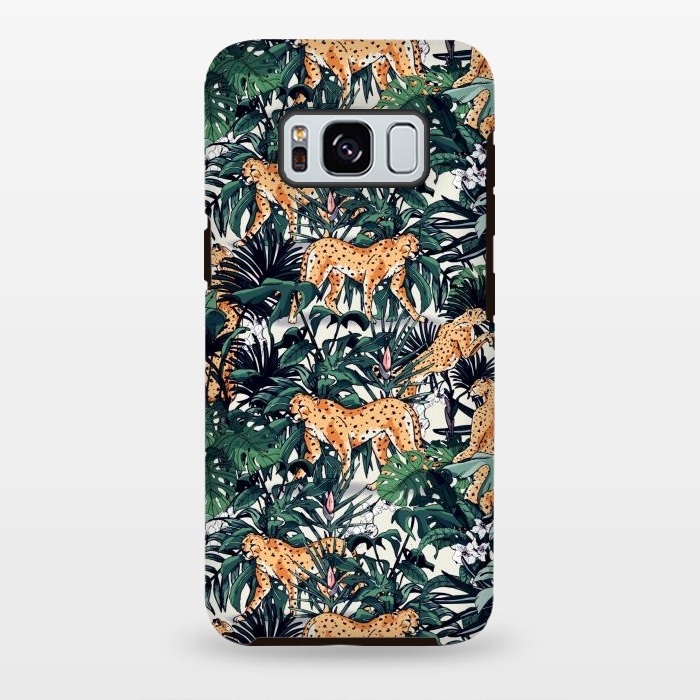 Galaxy S8 plus StrongFit Cheetah in the wild jungle  by Mmartabc