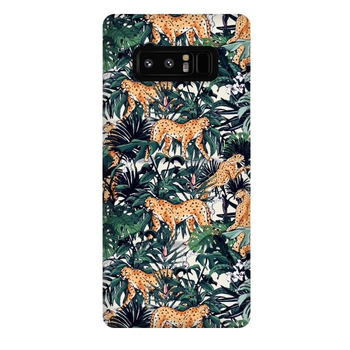 Galaxy Note 8 StrongFit Cheetah in the wild jungle  by Mmartabc