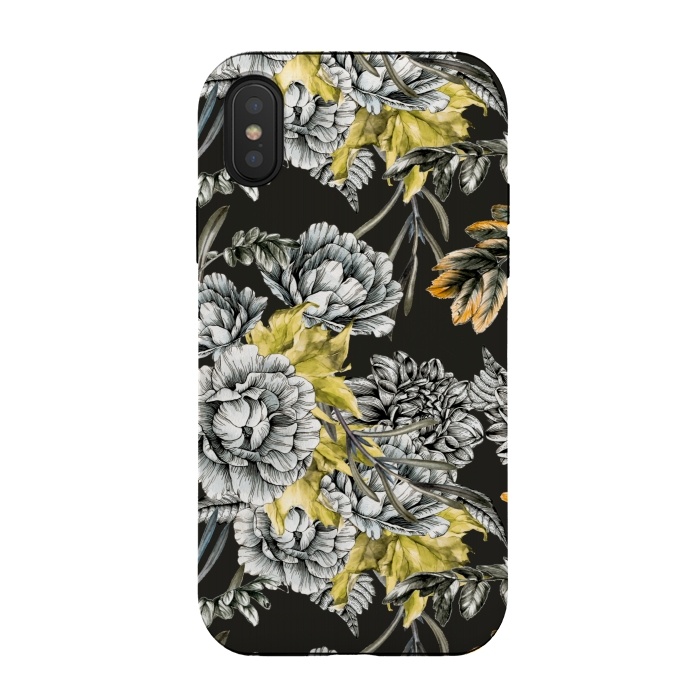 iPhone Xs / X StrongFit Dark flowering I by Mmartabc