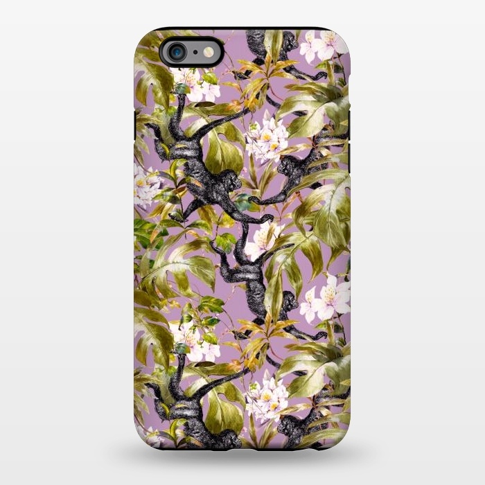 iPhone 6/6s plus StrongFit Monkeys in the flowery jungle II by Mmartabc