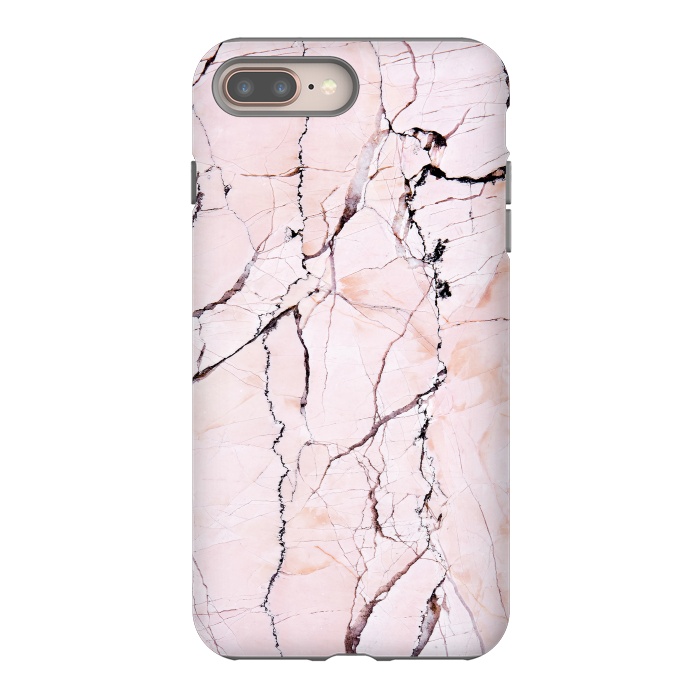 iPhone 7 plus StrongFit Pink texture marble by Mmartabc