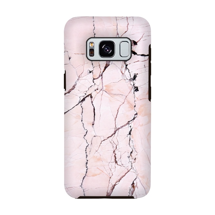 Galaxy S8 StrongFit Pink texture marble by Mmartabc