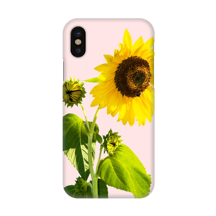 iPhone X SlimFit Sun Flower v2 by Uma Prabhakar Gokhale