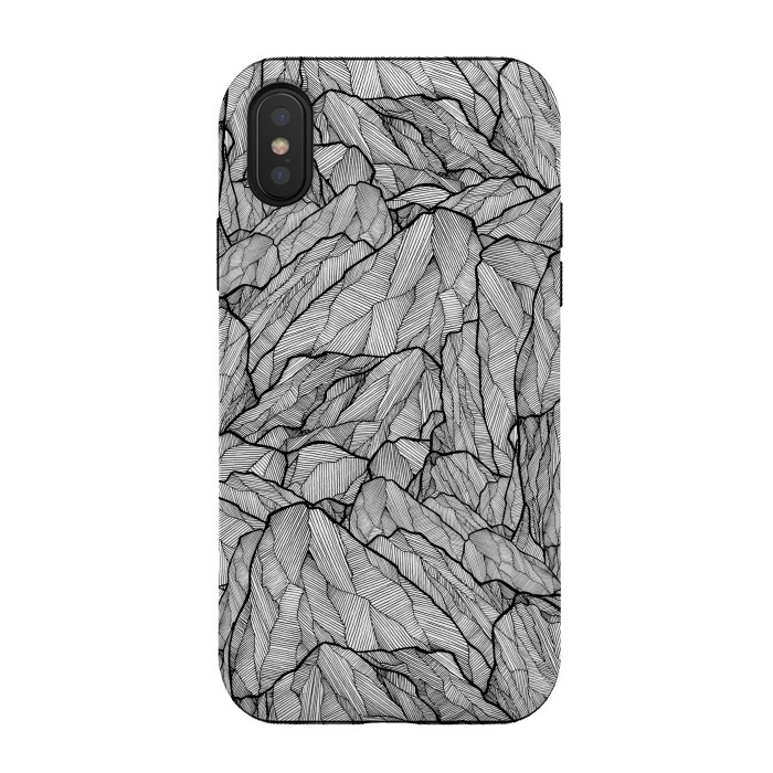 iPhone Xs / X StrongFit Rocks on rocks by Steve Wade (Swade)