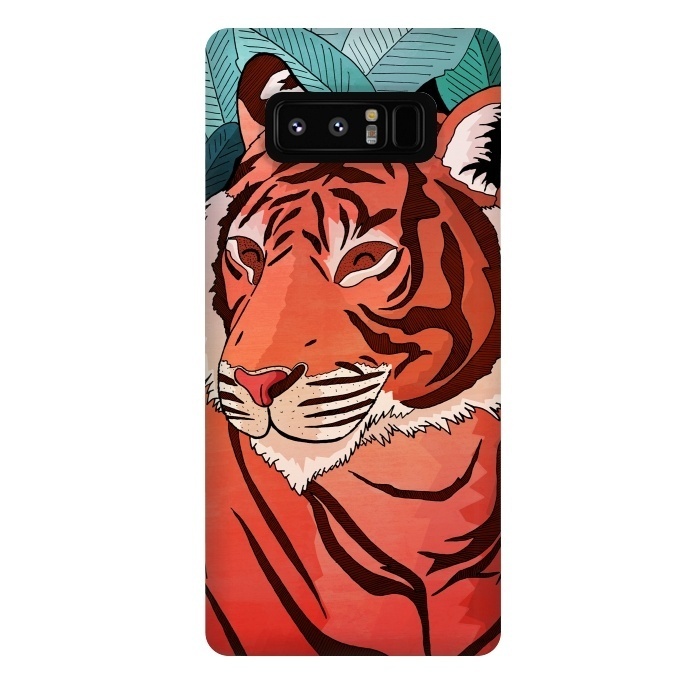 Galaxy Note 8 StrongFit Tiger in the jungle  by Steve Wade (Swade)