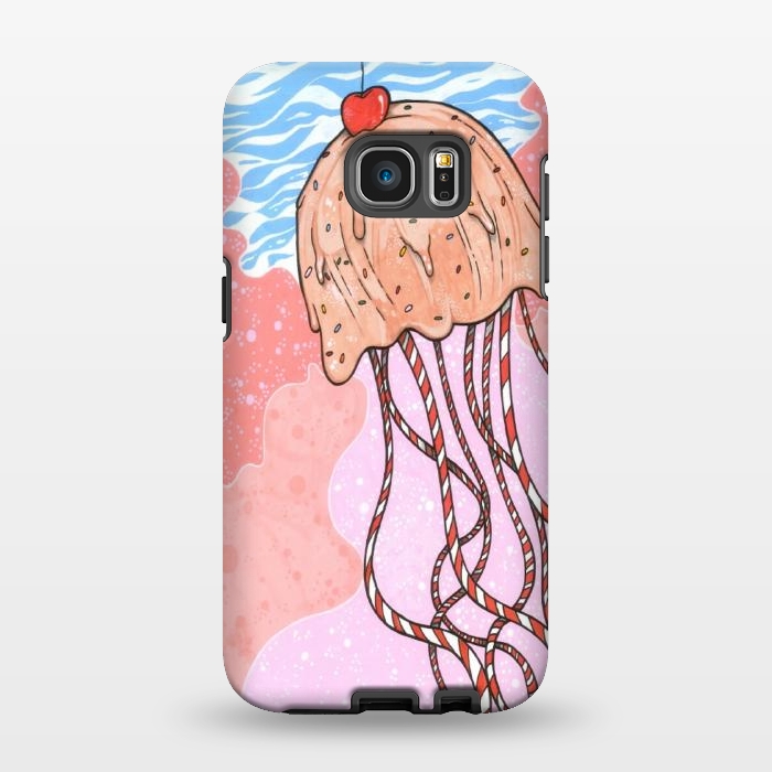 Galaxy S7 EDGE StrongFit Jellyfish Candy by Varo Lojo