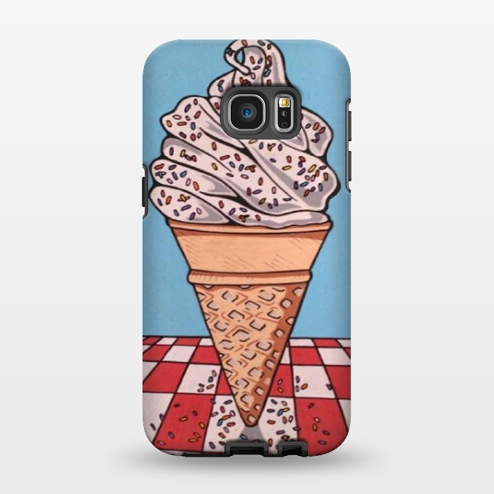 Galaxy S7 EDGE StrongFit Ice Cream by Varo Lojo