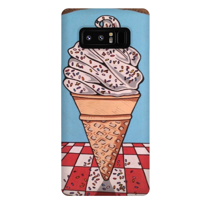 Galaxy Note 8 StrongFit Ice Cream by Varo Lojo