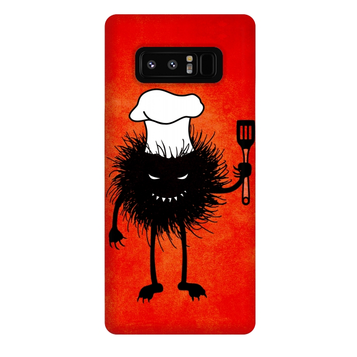 Galaxy Note 8 StrongFit Evil Bug With Chef Hat Loves To Cook by Boriana Giormova