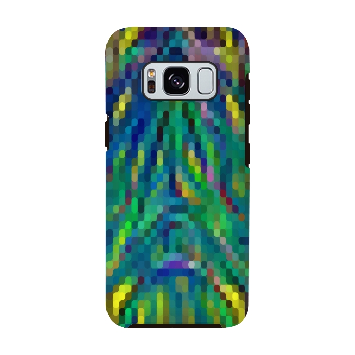 Galaxy S8 StrongFit Pixelated Motley by Dhruv Narelia