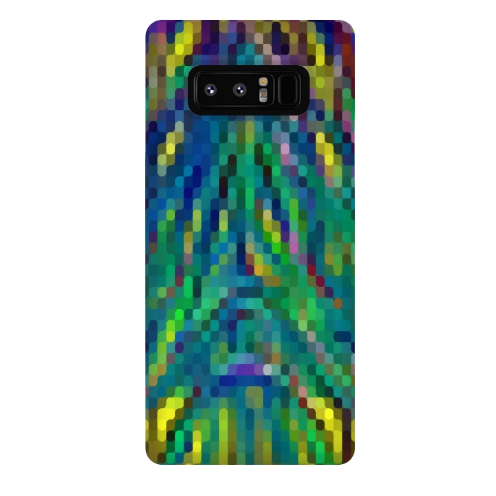 Galaxy Note 8 StrongFit Pixelated Motley by Dhruv Narelia