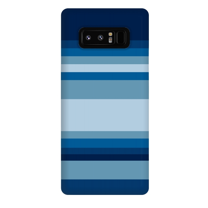 Galaxy Note 8 StrongFit Blue stripes by Dhruv Narelia