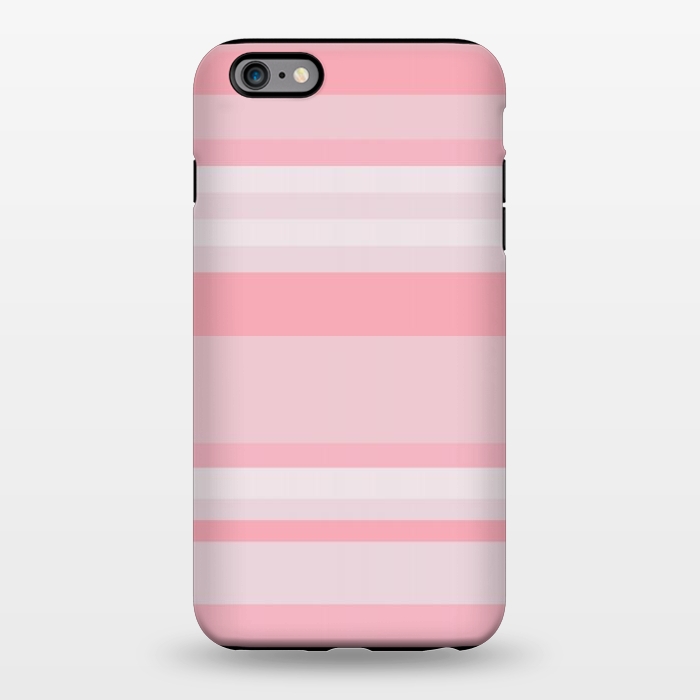 iPhone 6/6s plus StrongFit Pink Stripes by Dhruv Narelia