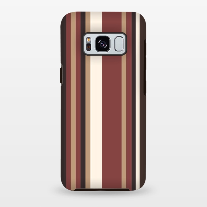Galaxy S8 plus StrongFit Vertical Stripes by Dhruv Narelia