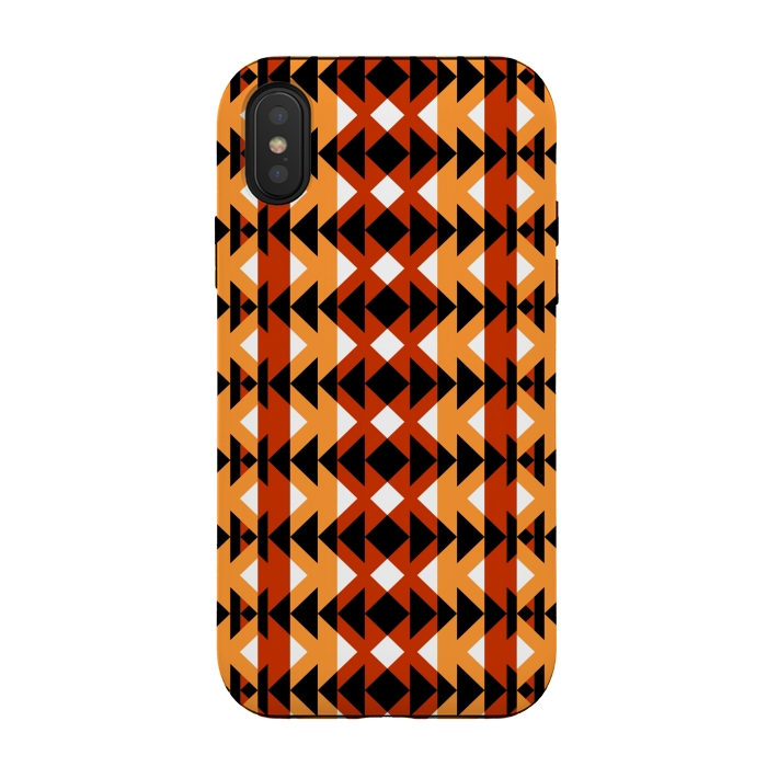 iPhone Xs / X StrongFit Tribal Pattern by Dhruv Narelia