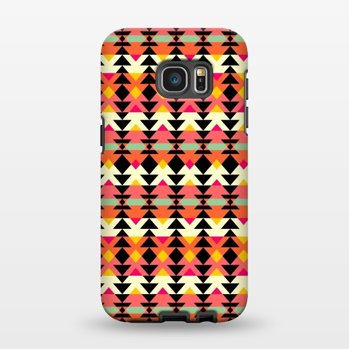 Galaxy S7 EDGE StrongFit Aztec Geometrical Pattern by Dhruv Narelia