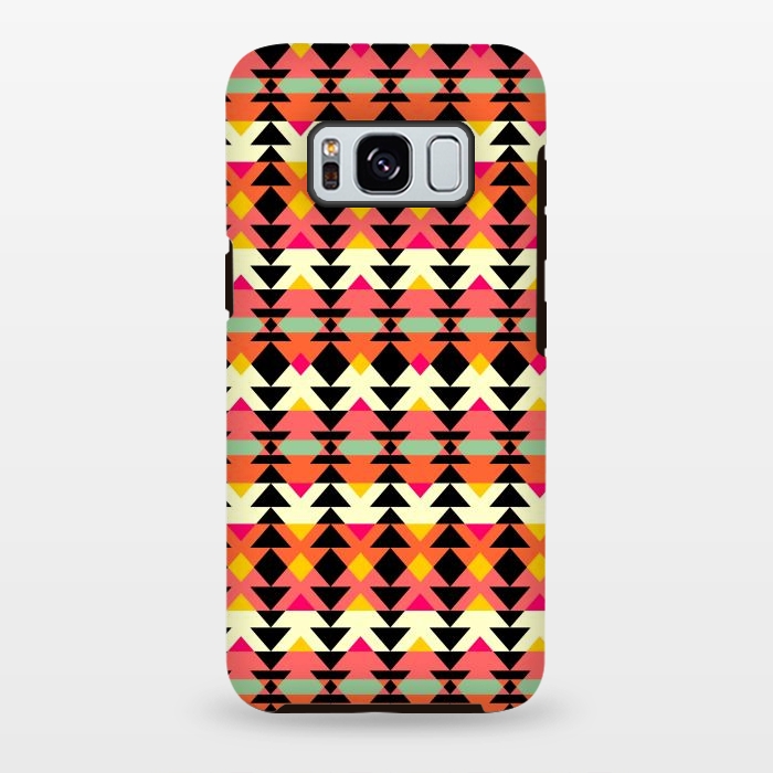 Galaxy S8 plus StrongFit Aztec Geometrical Pattern by Dhruv Narelia