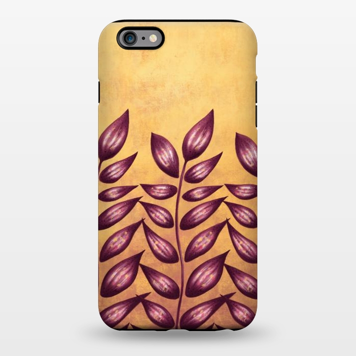 iPhone 6/6s plus StrongFit Abstract Plant With Purple Leaves by Boriana Giormova
