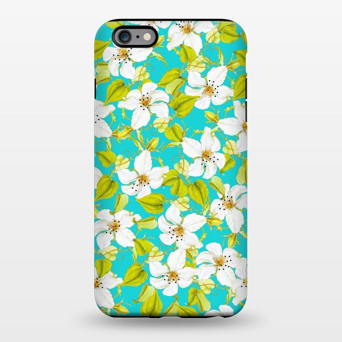 iPhone 6/6s plus StrongFit White Floral by Uma Prabhakar Gokhale