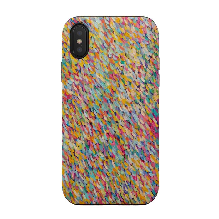 iPhone Xs / X StrongFit COLOUR LOVES YOU by Helen Joynson