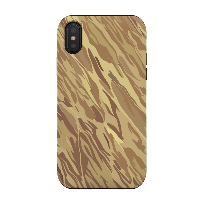 iPhone Xs / X StrongFit Diagonal waves abstract by Dhruv Narelia