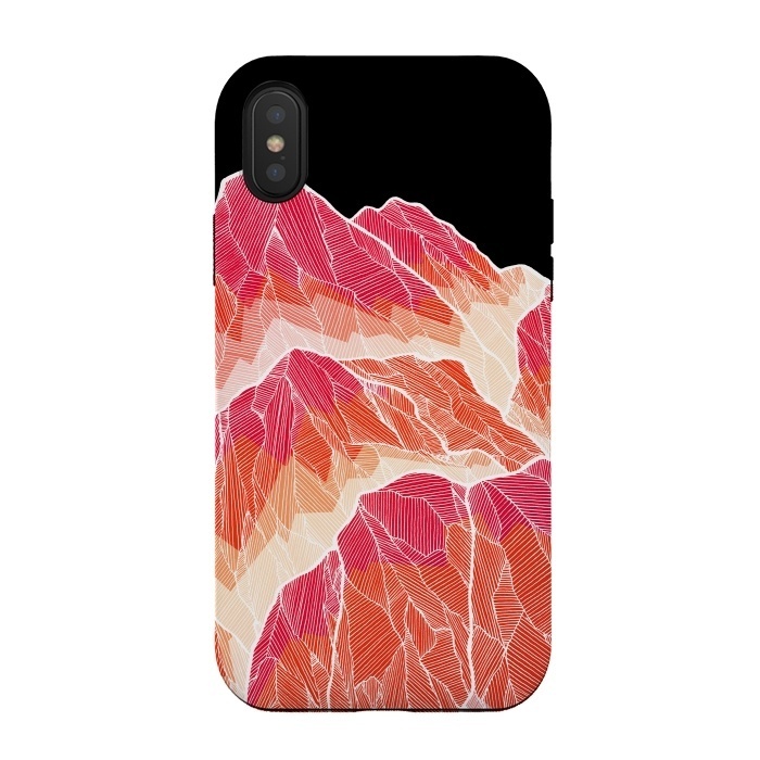 iPhone Xs / X StrongFit The bright gem mountain by Steve Wade (Swade)