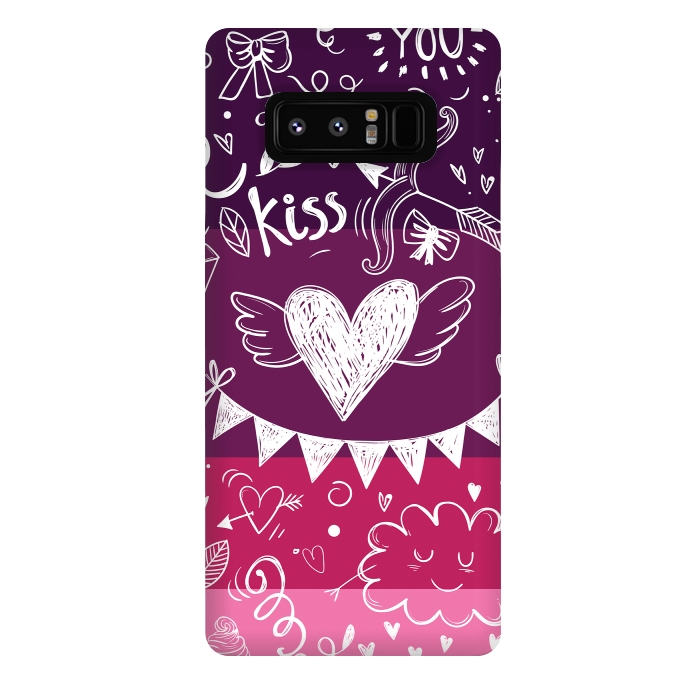 Galaxy Note 8 StrongFit Love in four colors by Rossy Villarreal