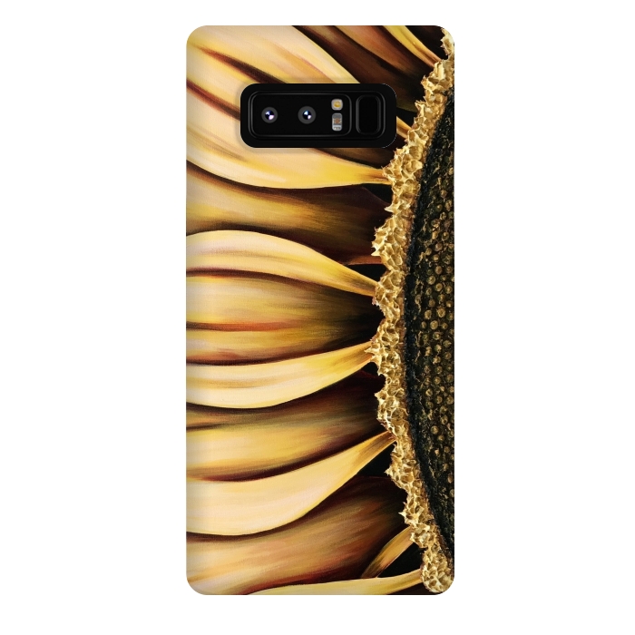 Galaxy Note 8 StrongFit Sunflower by Denise Cassidy Wood